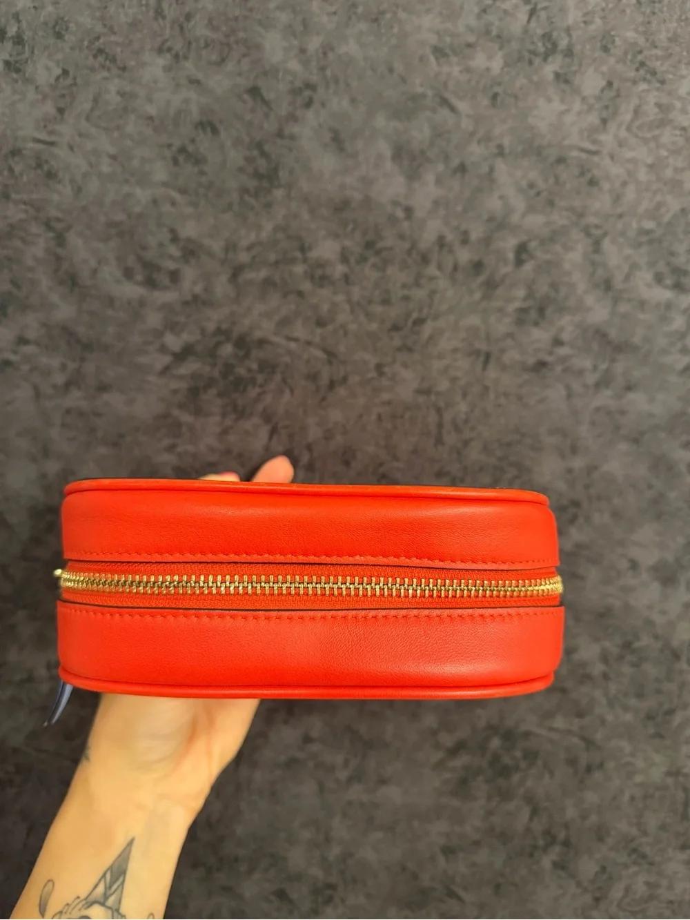 Tory Burch Perforated Double-T Cosmetic Clutch